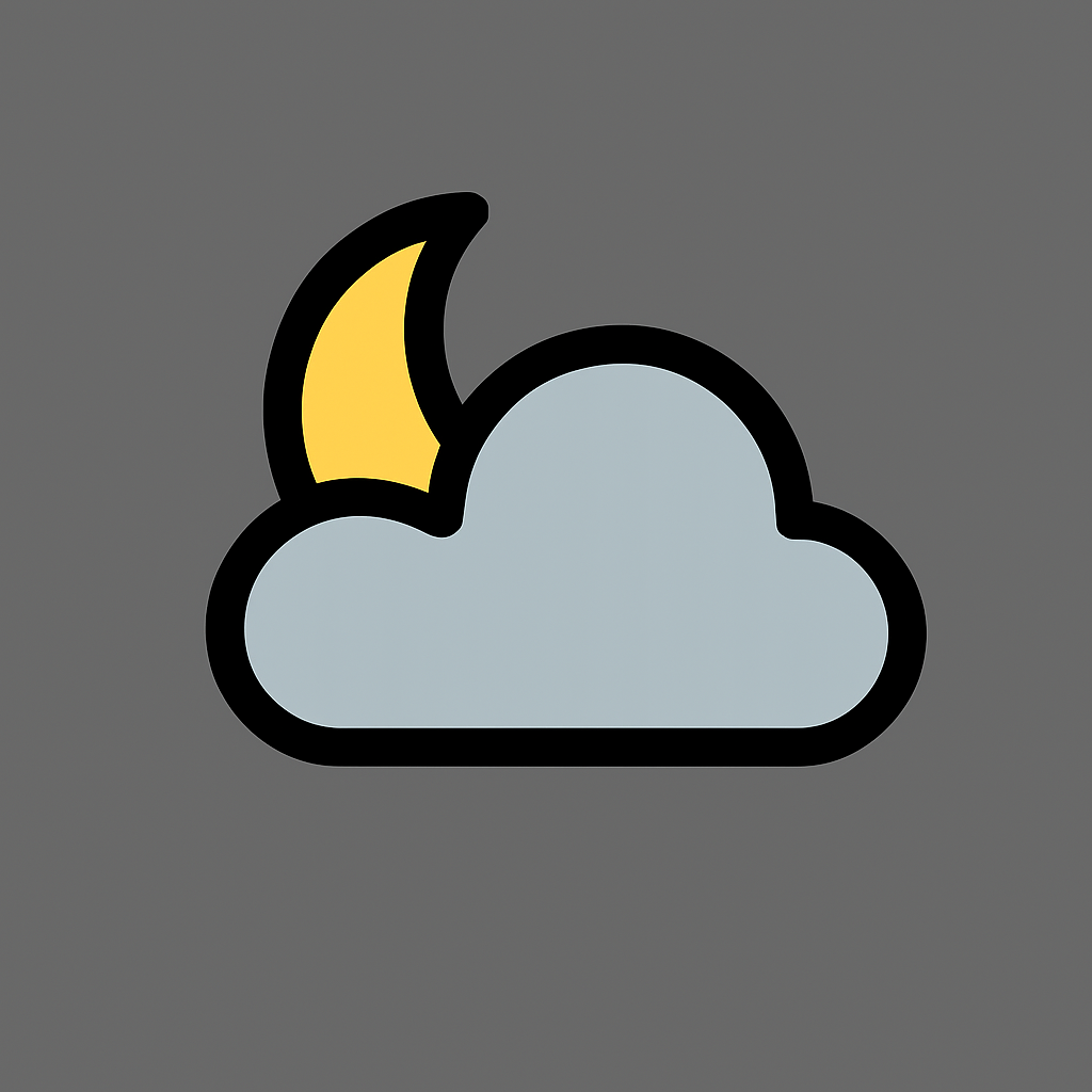 partly cloudy